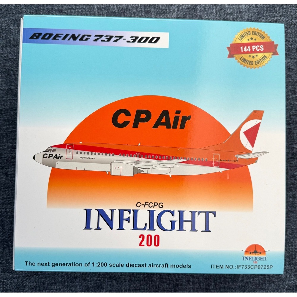 INFLIGHT 200/CP AIR/ B737-317/ C-FCPG/ 1:200 / IF733CP0725P/ BRANDO NEW / SEALED - Picture 3 of 3